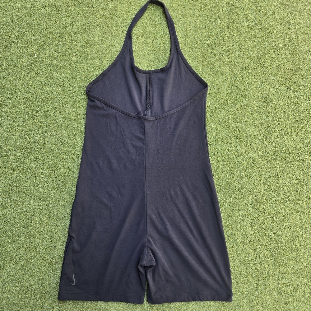 Nike Jumpsuit Women's Large Black Dri-fit Halter Sleeveless - Picture 2 of 13